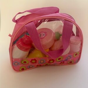 Baby doll accessories set